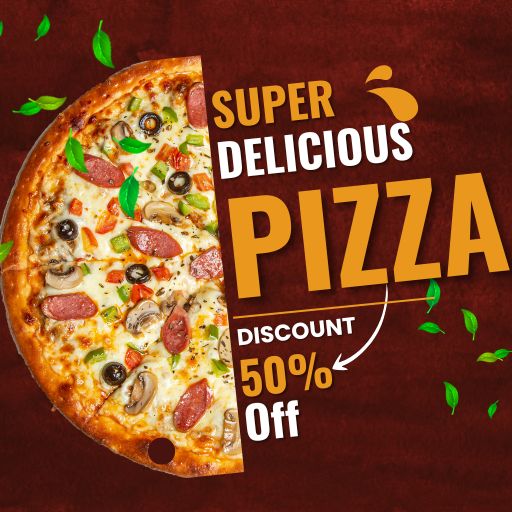 PIZZA : Buy 1 Pizza & Get 50% Off 2nd